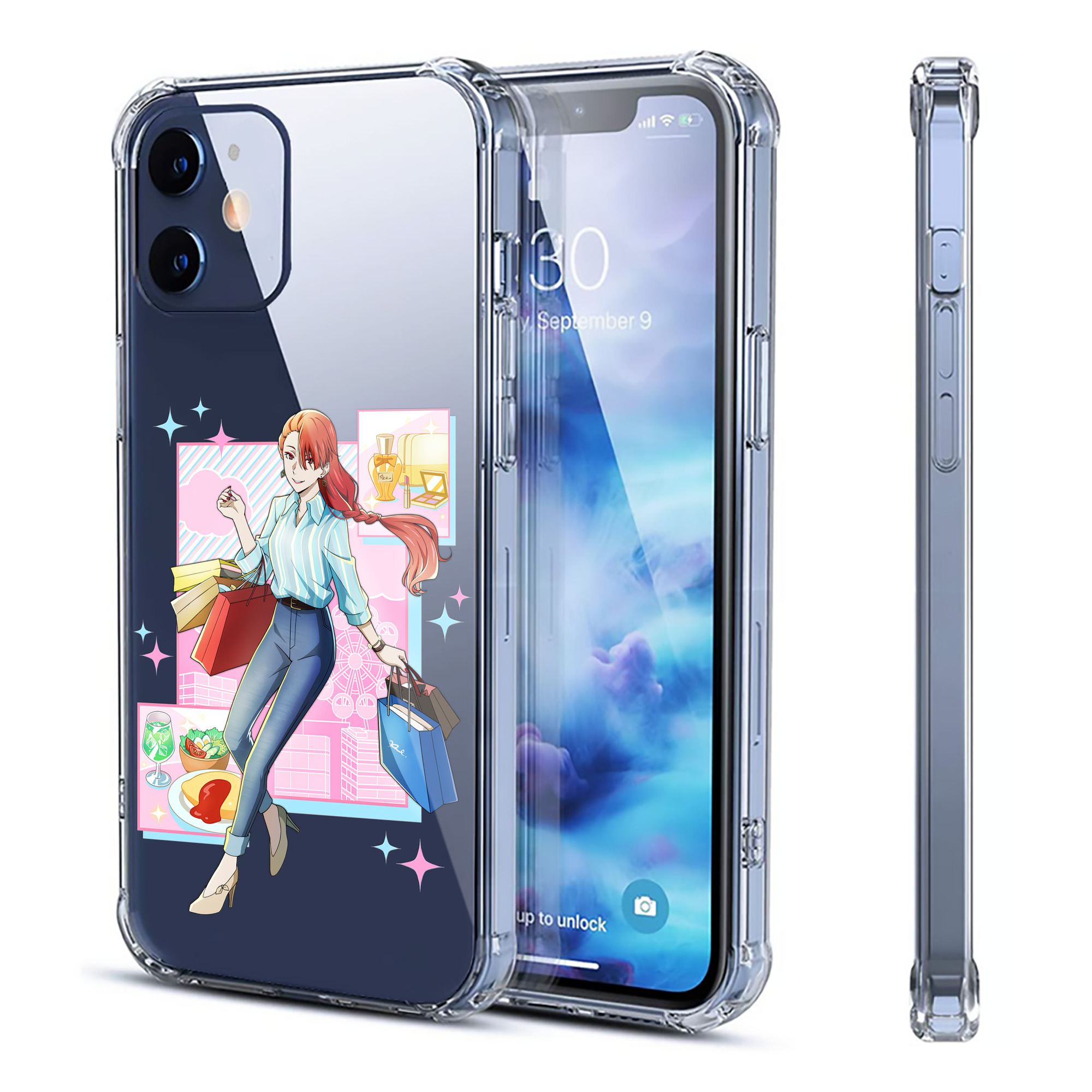 （画像用） 文豪ストレイドッグス Bungo Stray Dogs 【iPhone 12シリーズ対応】透明スマホケース（クリアソフトケース）